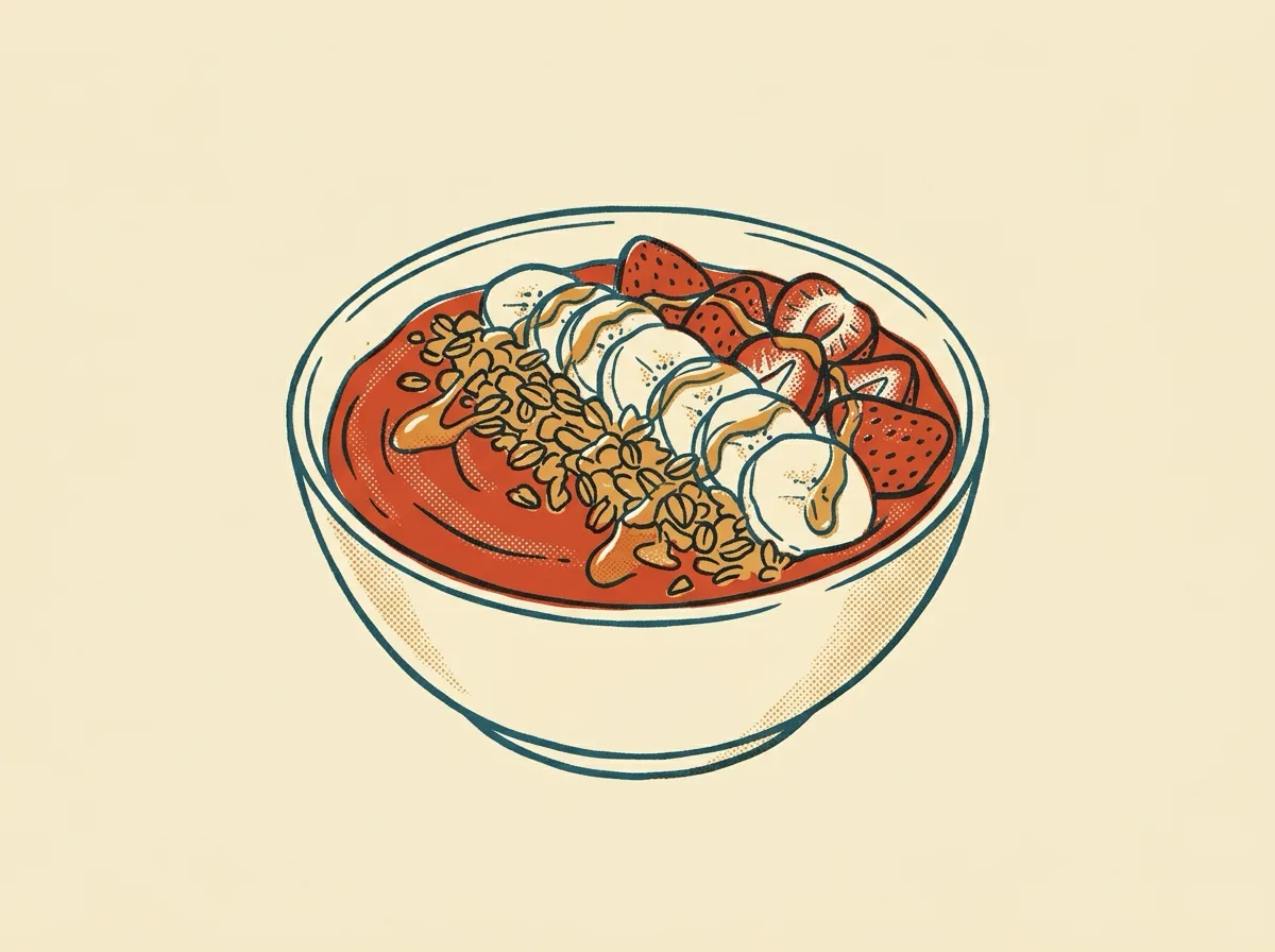 Açaí Bowl, illustrated