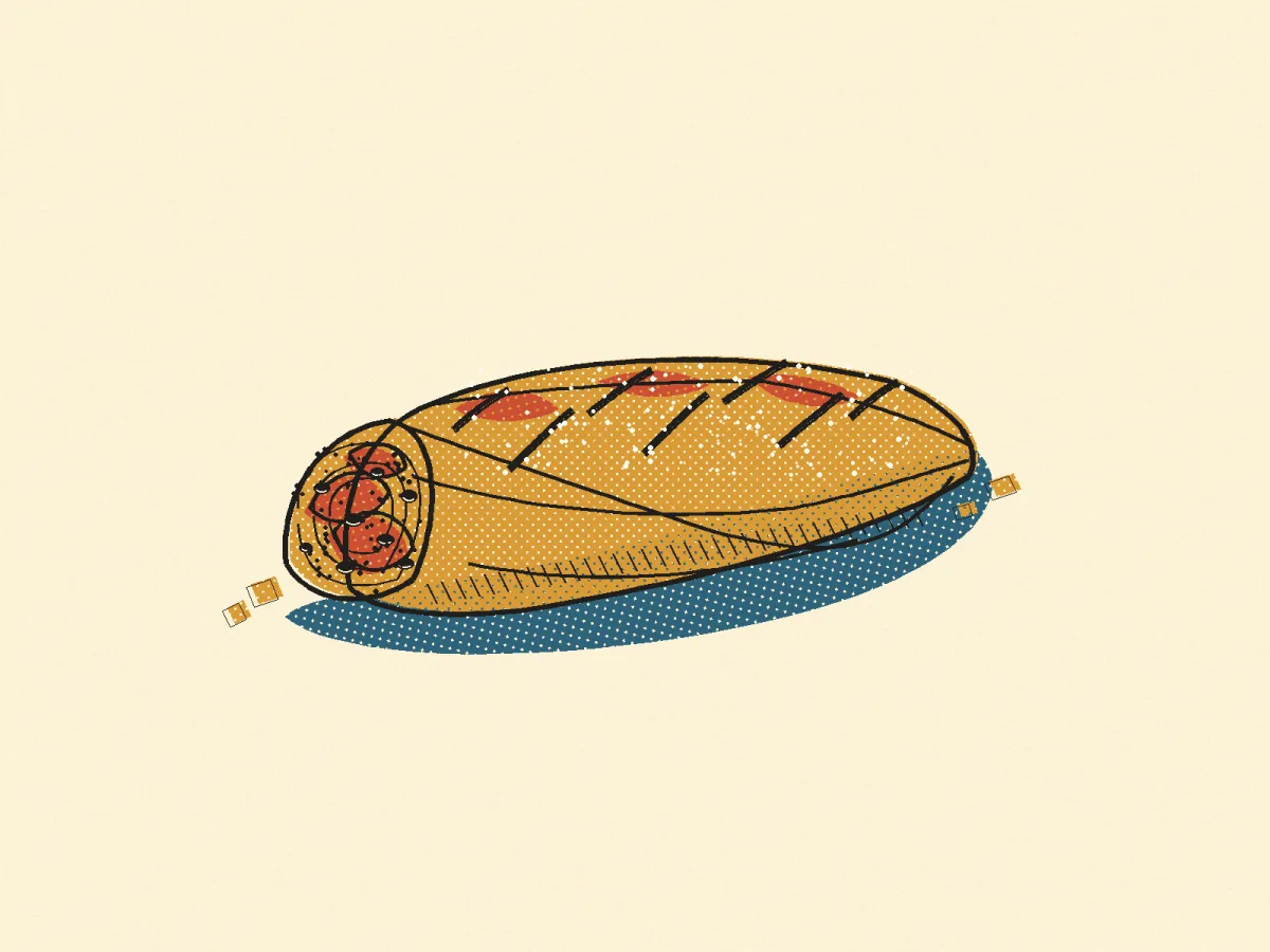 Apfelstrudel, illustrated