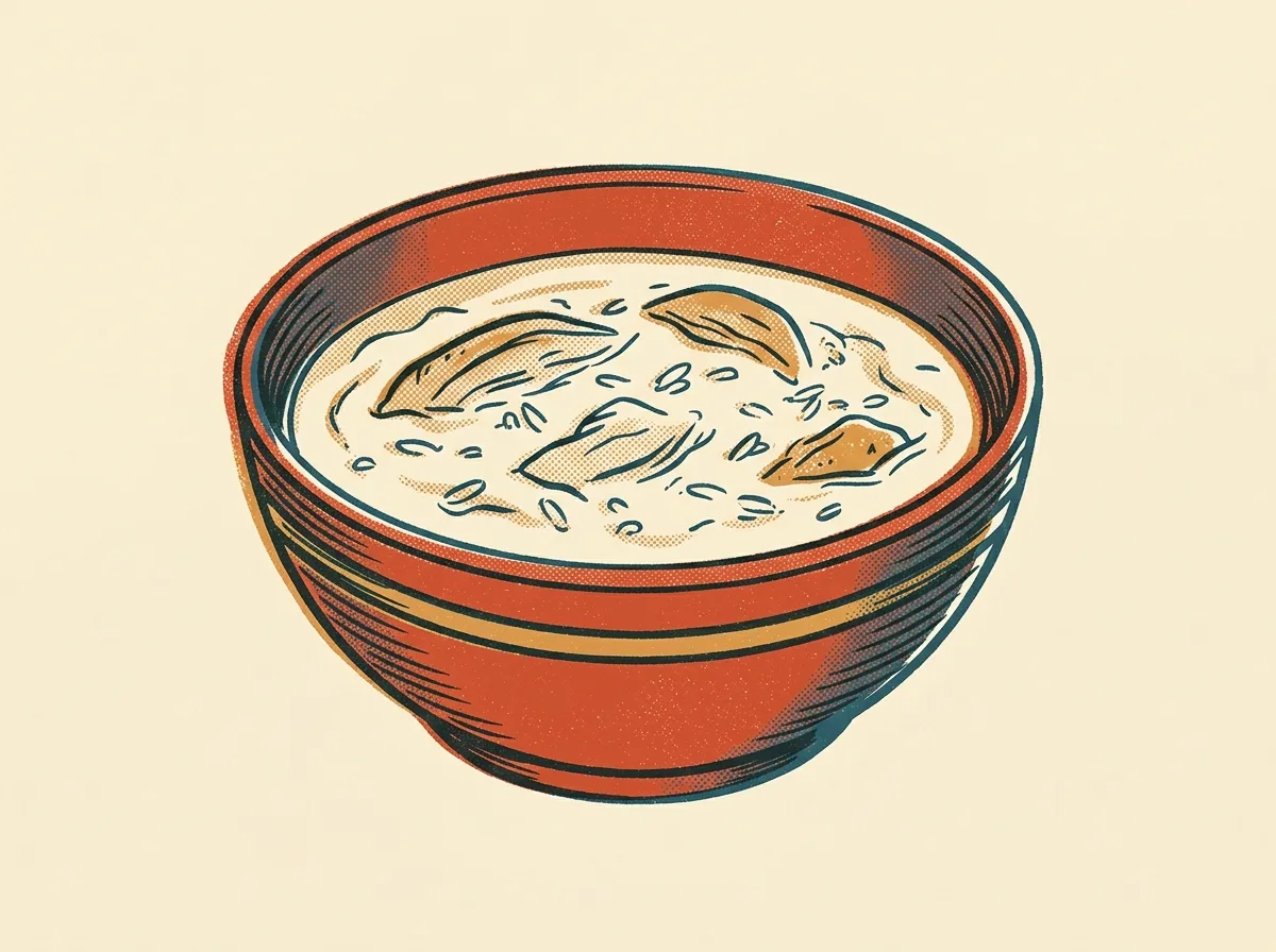 Avgolemono Soup, illustrated