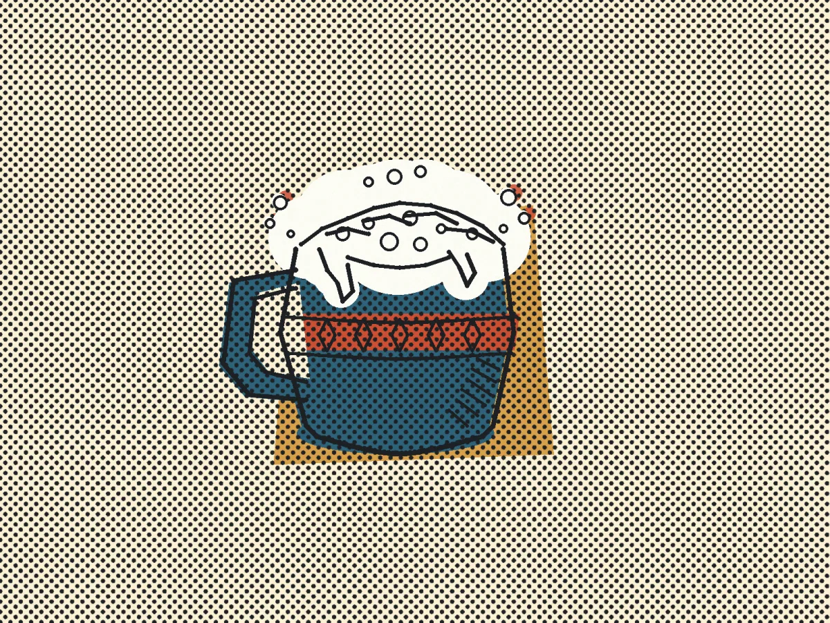 Ayran, illustrated
