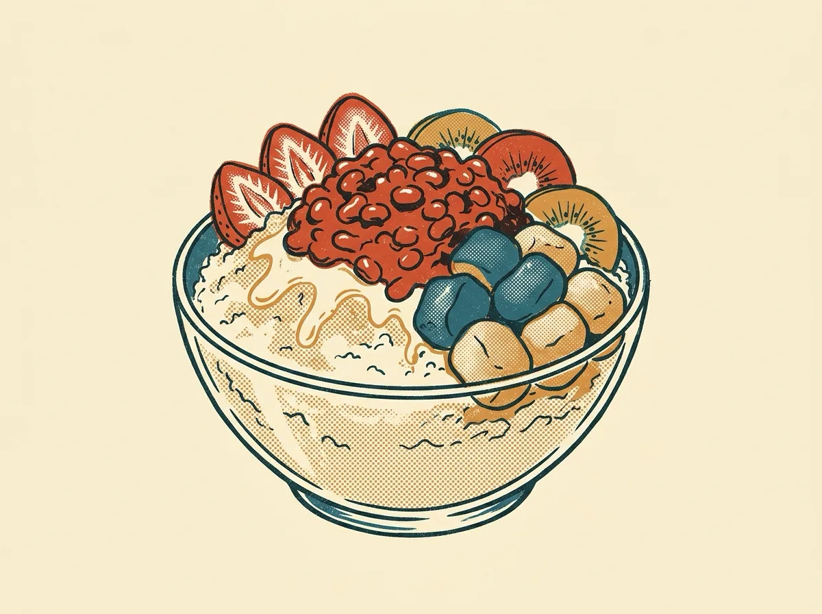 Bingsu, illustrated