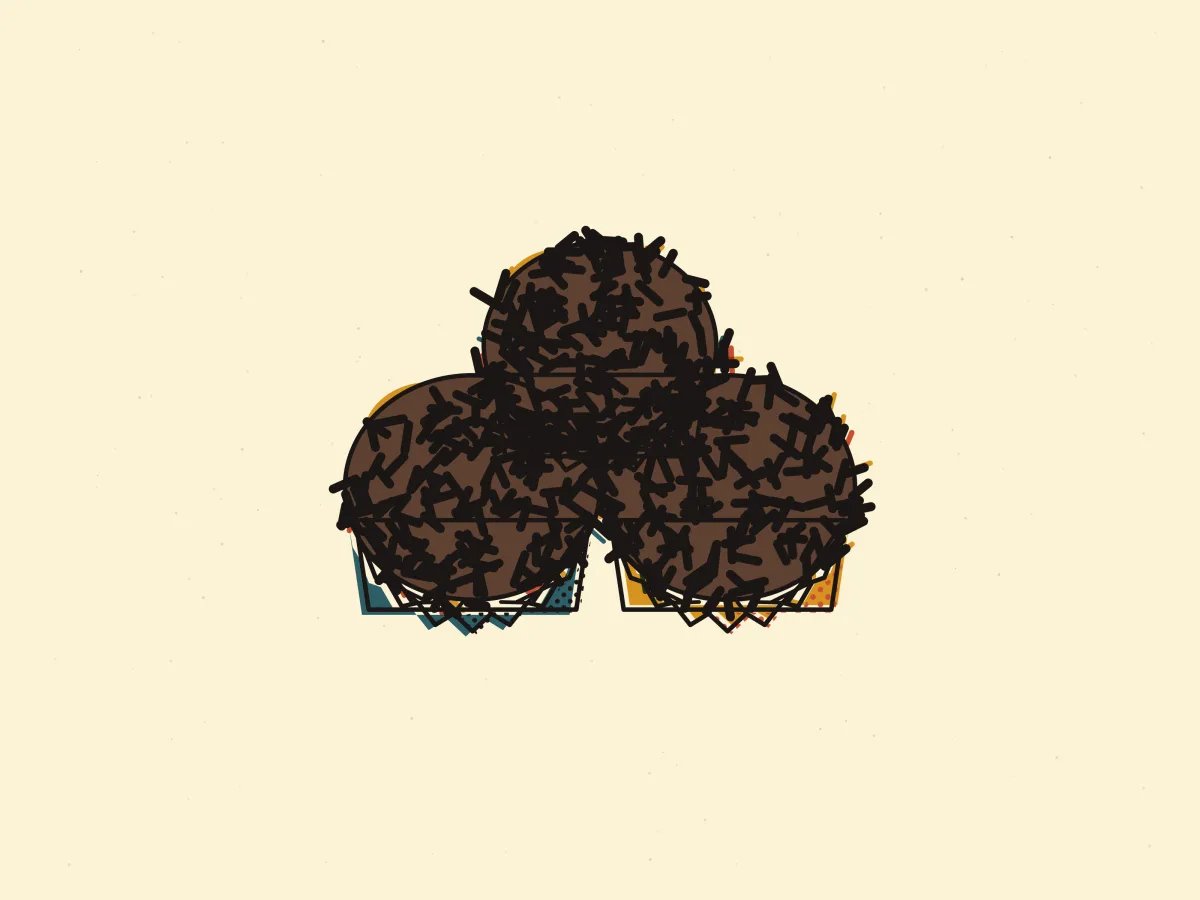 Brigadeiro, illustrated