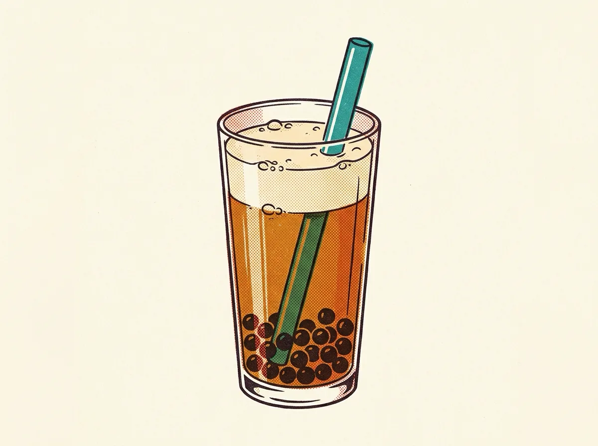 Bubble Tea, illustrated