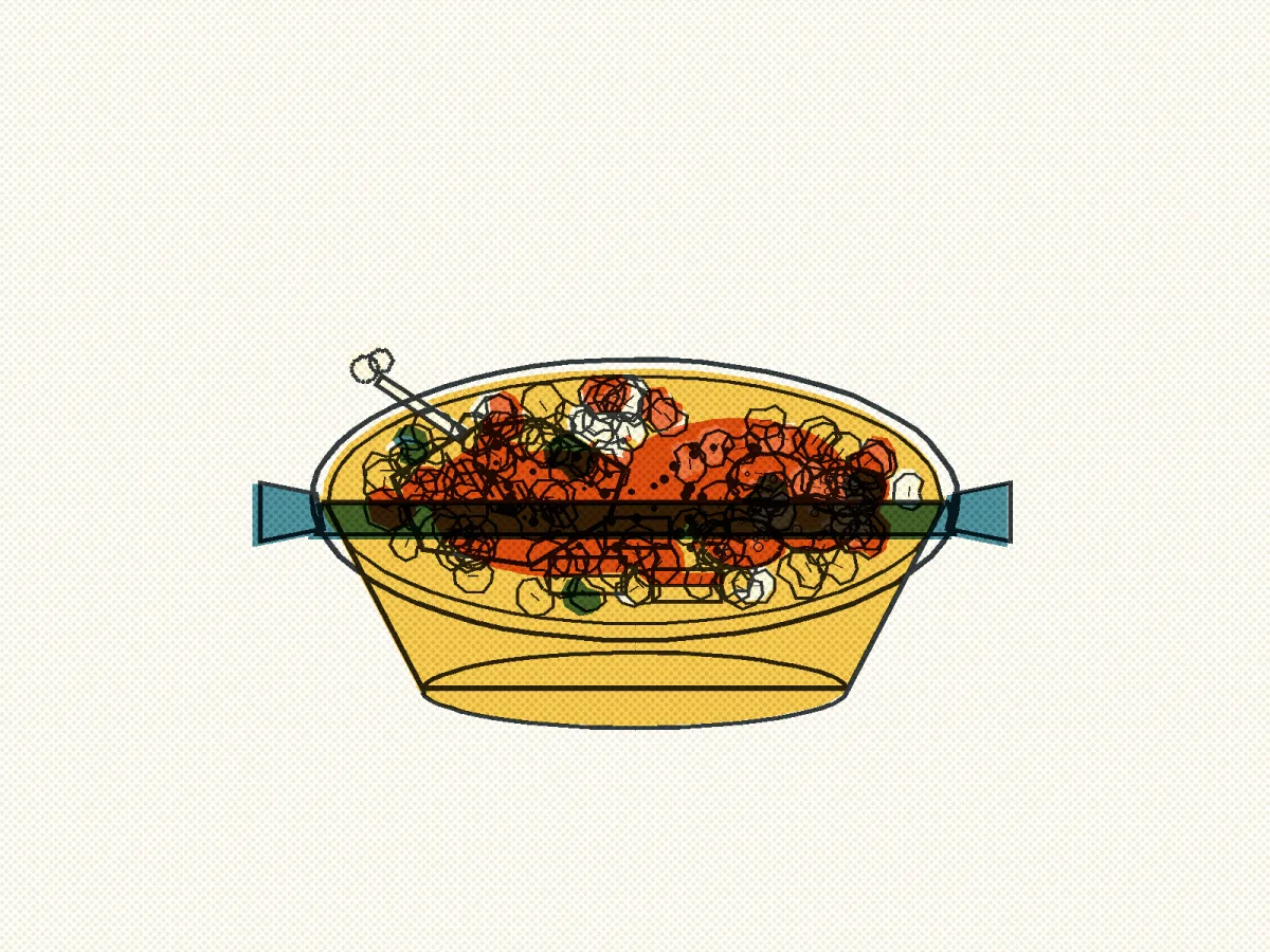 Cassoulet, illustrated