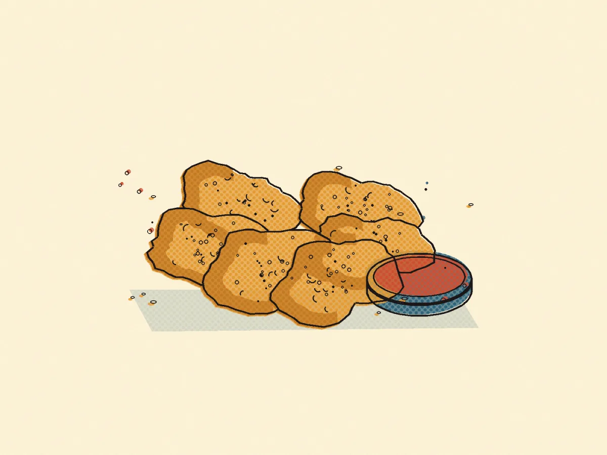 Chicken Nuggets, illustrated