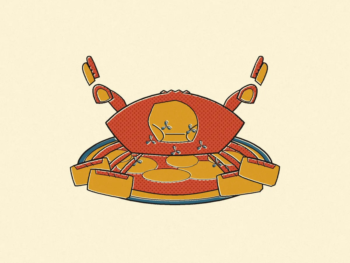 Chili Crab, illustrated