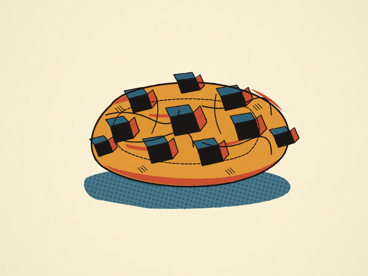 Chocolate Chip Cookie, illustrated