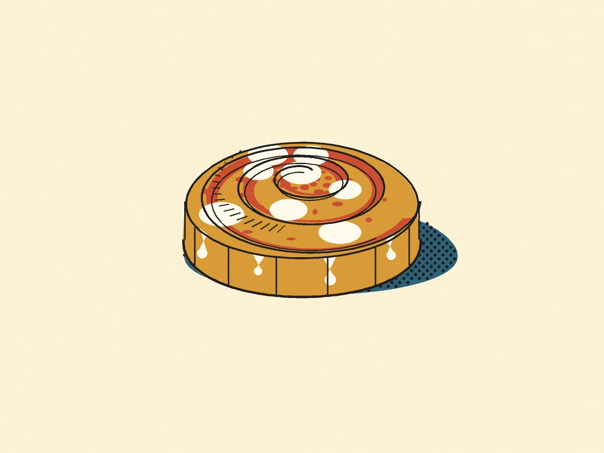 Cinnamon Bun, illustrated