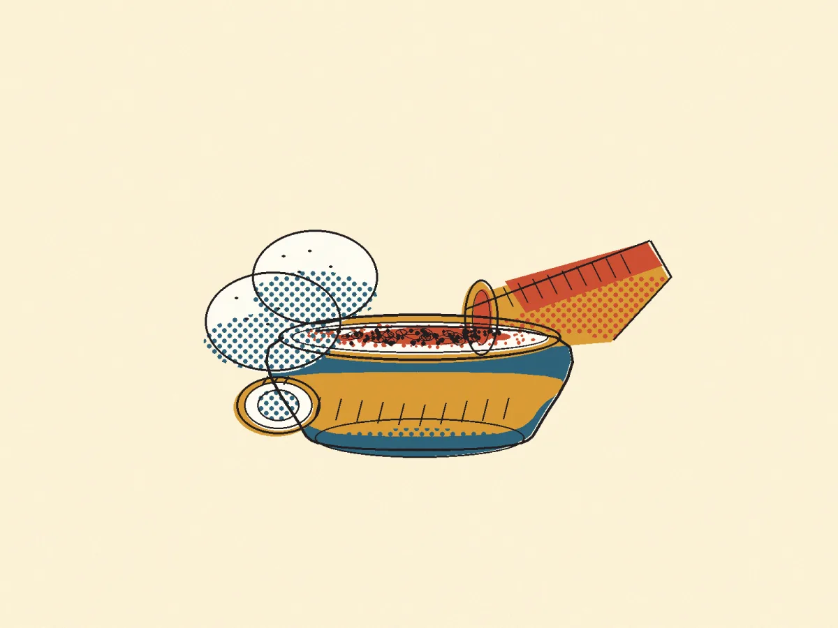 Coconut Chutney, illustrated