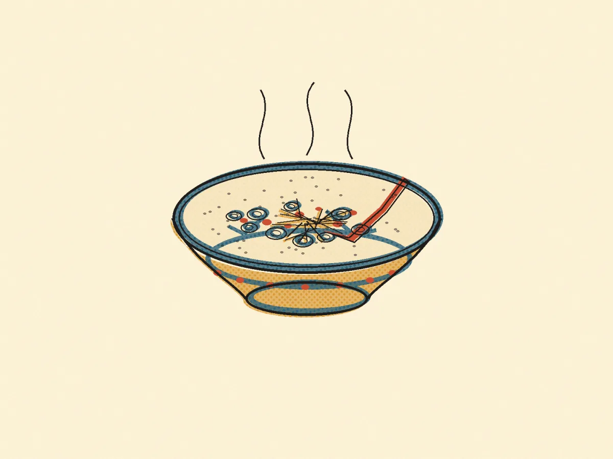 Congee, illustrated