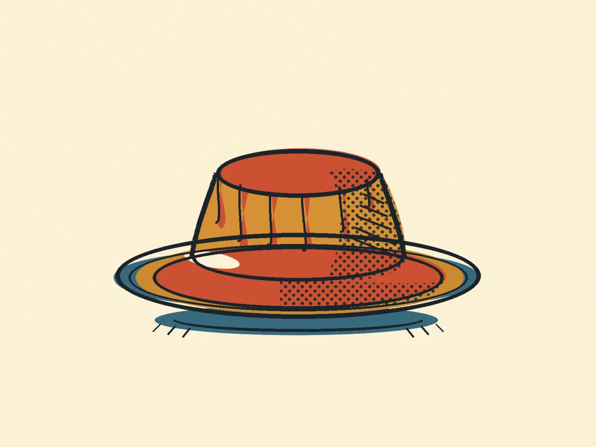 Creme Caramel, illustrated