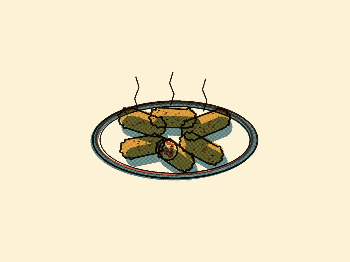 Croquetas, illustrated