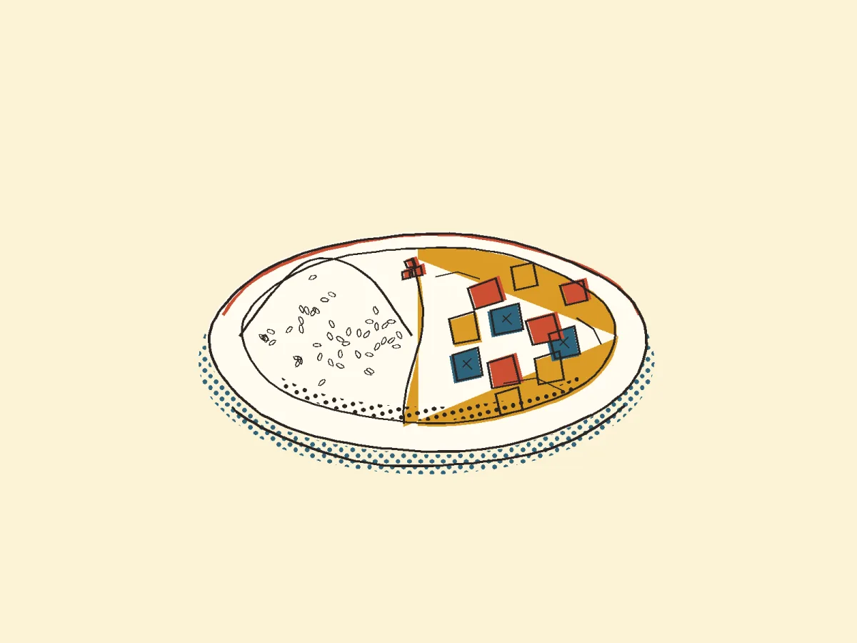 Japanese Curry Rice, illustrated